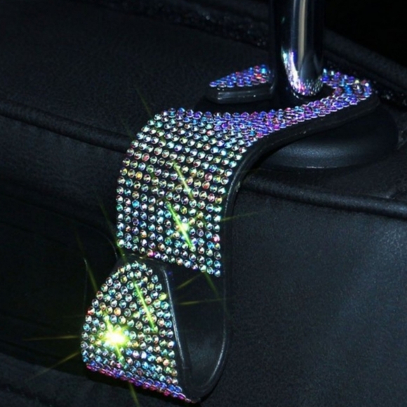 💕NWT 2pc Bling Bag Holder/Car Seat Hook Set💕 - Picture 1 of 7
